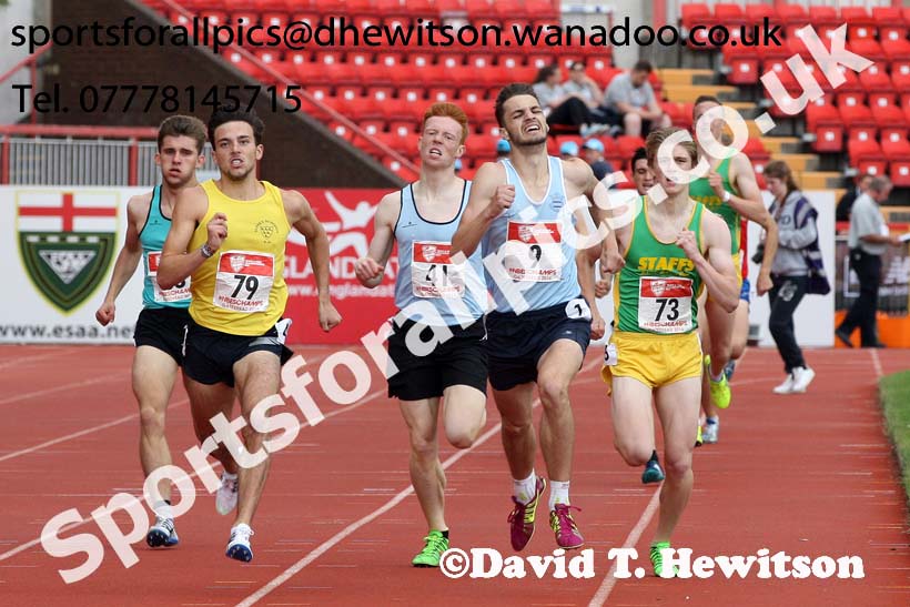 Senior boys 800 metres, English Schools Track and Field. Photo: David T. Hewitson/Sports for All Pics